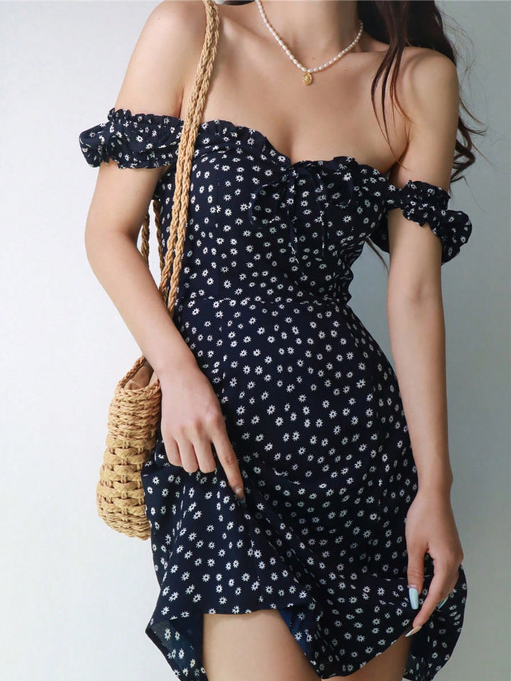 Rochie scurtă SHEIN, albastru