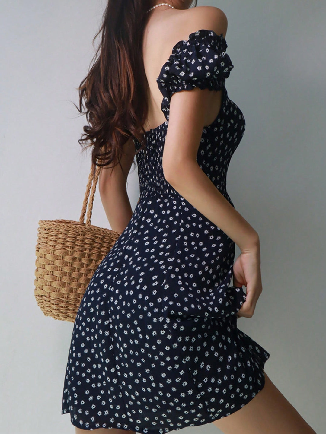 Rochie scurtă SHEIN, albastru