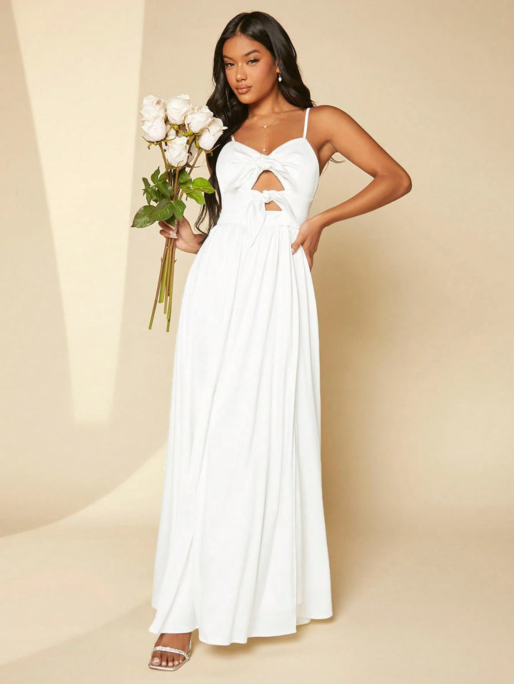 Rochie de ocazie si bridal SHEIN, alb