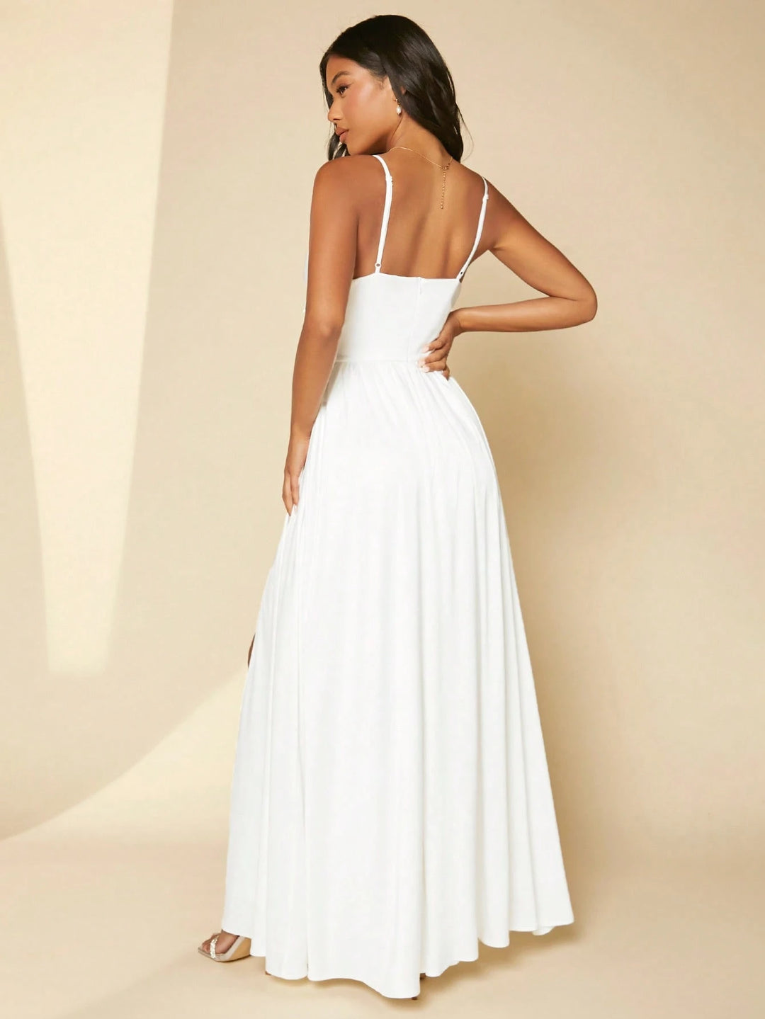 Rochie de ocazie si bridal SHEIN, alb