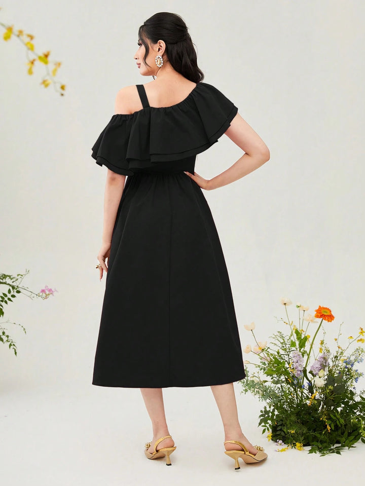 Rochie maxi SHEIN, negru