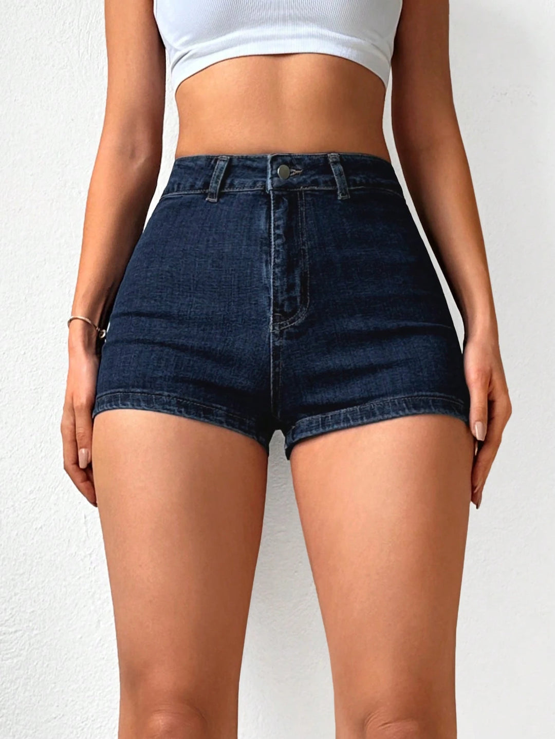 Pantaloni scurti Shein, albastru