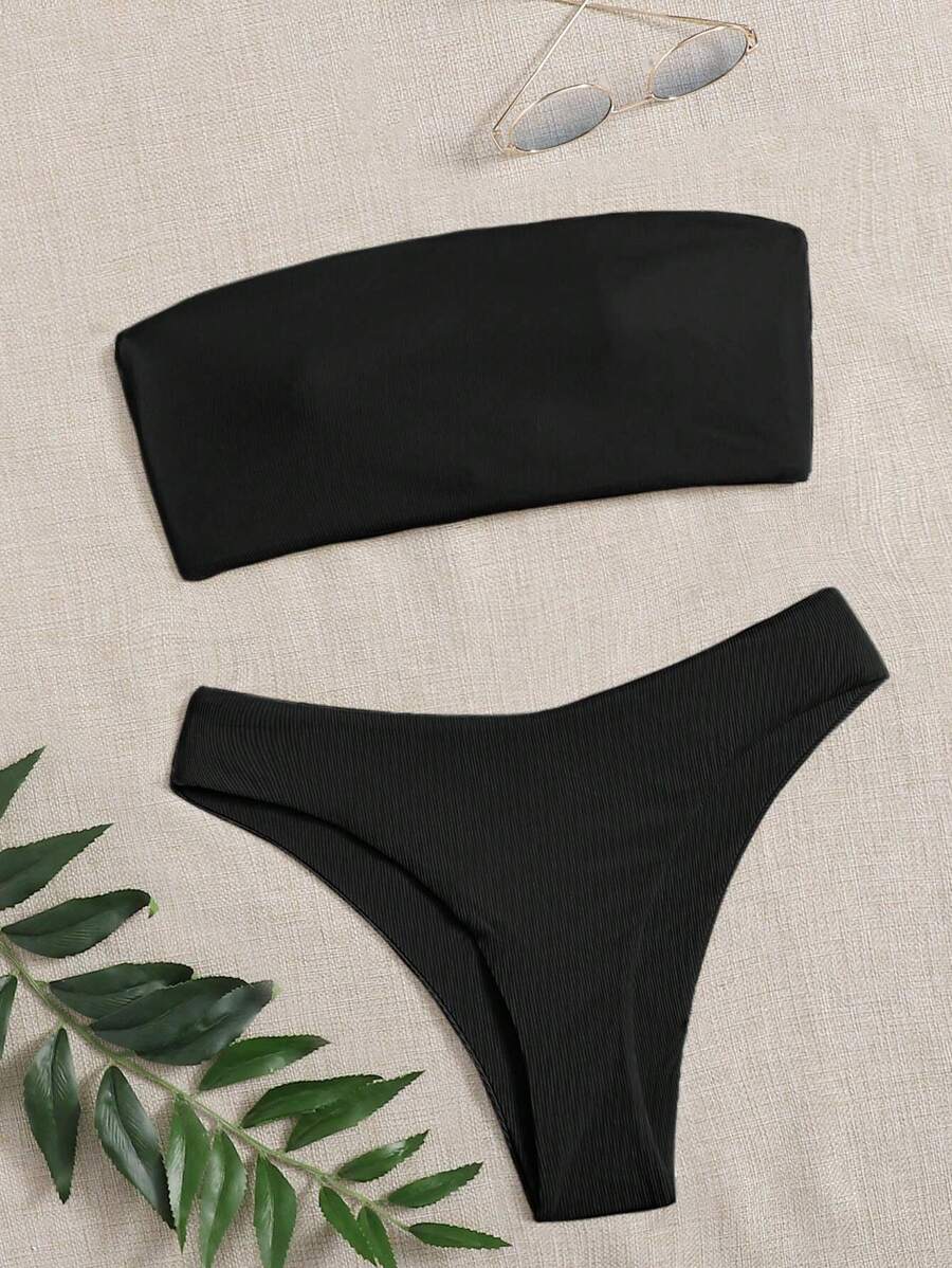 Costum de baie SHEIN, negru