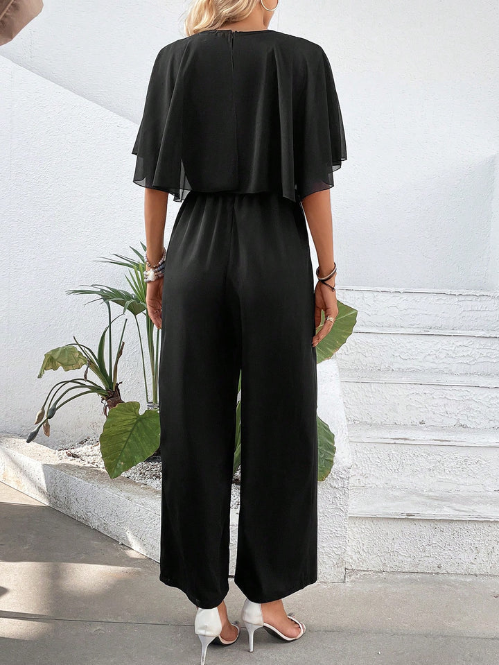 SHEIN hosszú overall, fekete