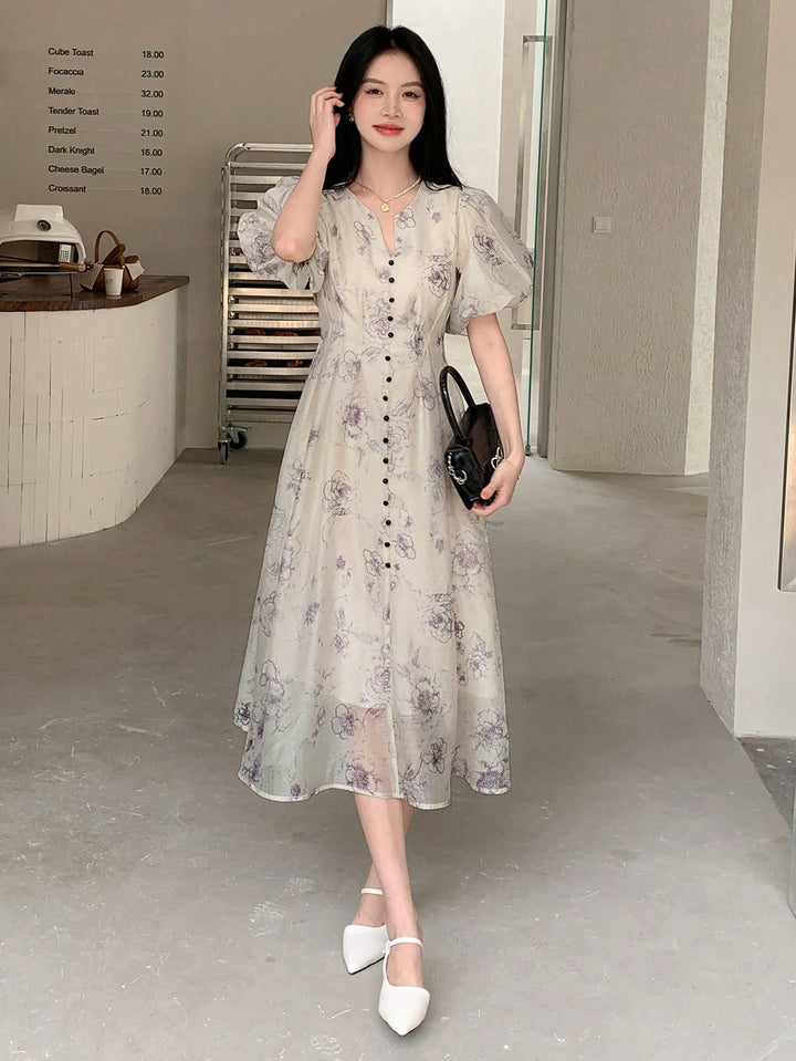 SHEIN Maxi Dress, Beige