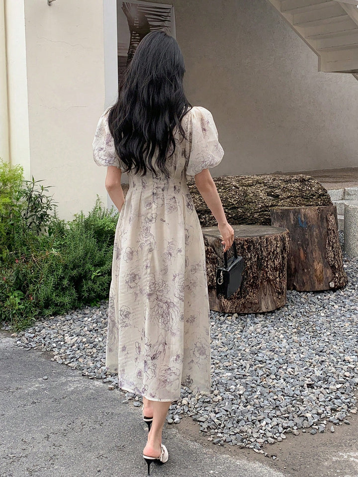 SHEIN Maxi Dress, Beige