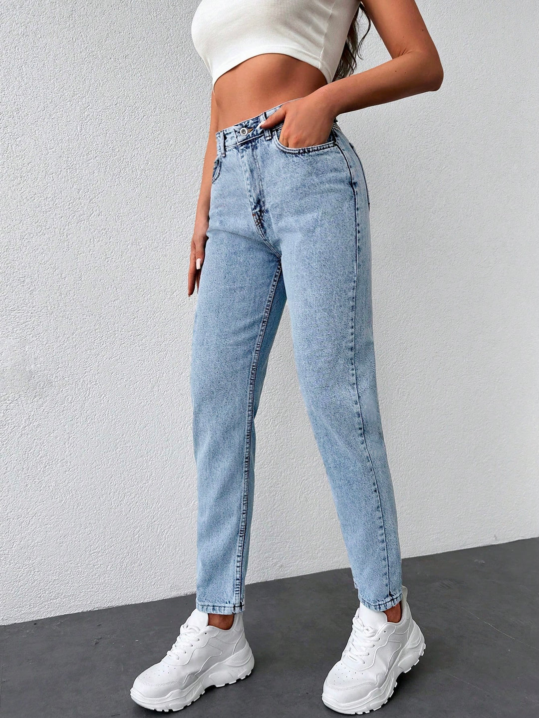 Jeans SHEIN, albastru