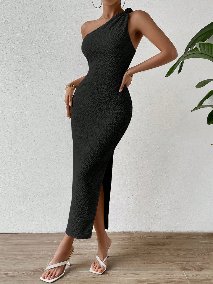SHEIN maxi ruha, fekete