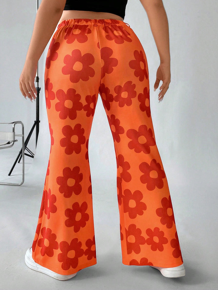 Pantaloni SHEIN, portocaliu