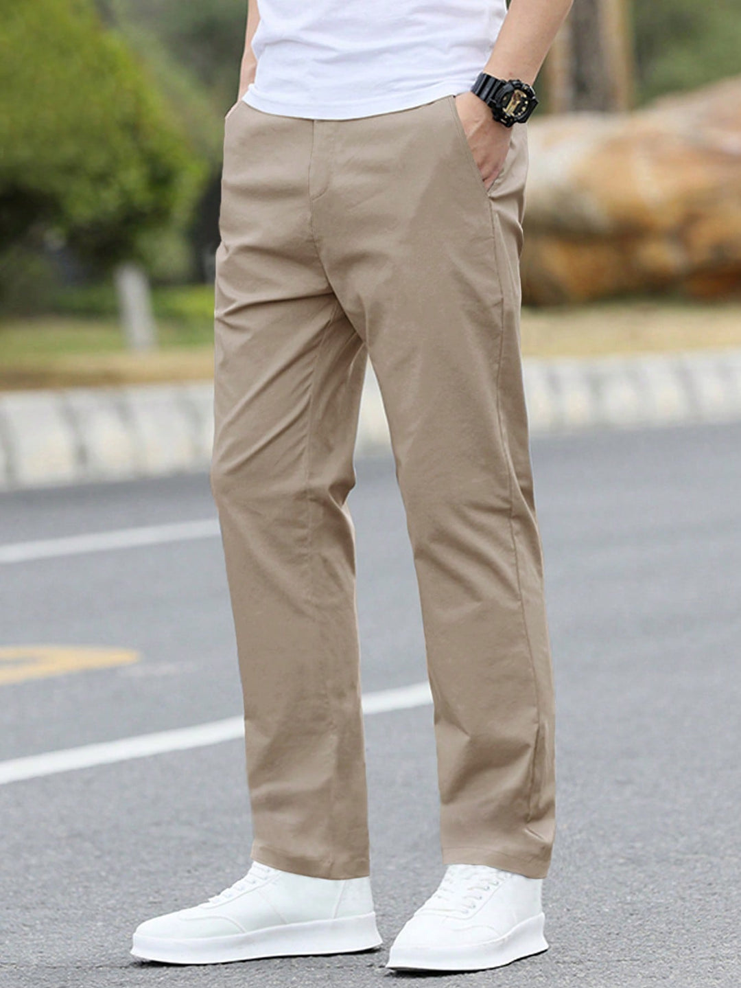 SHEIN nadrág, khaki