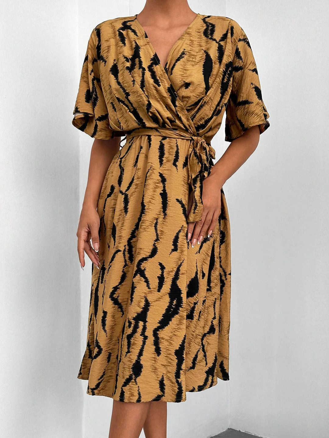 Rochie midi SHEIN, mix culori