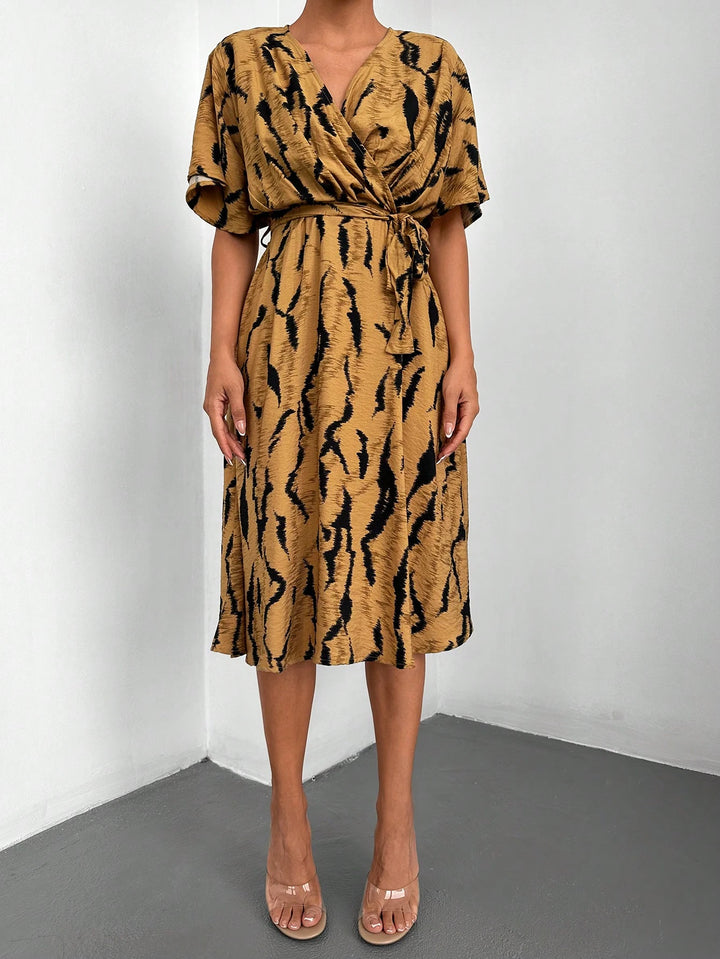Rochie midi SHEIN, mix culori
