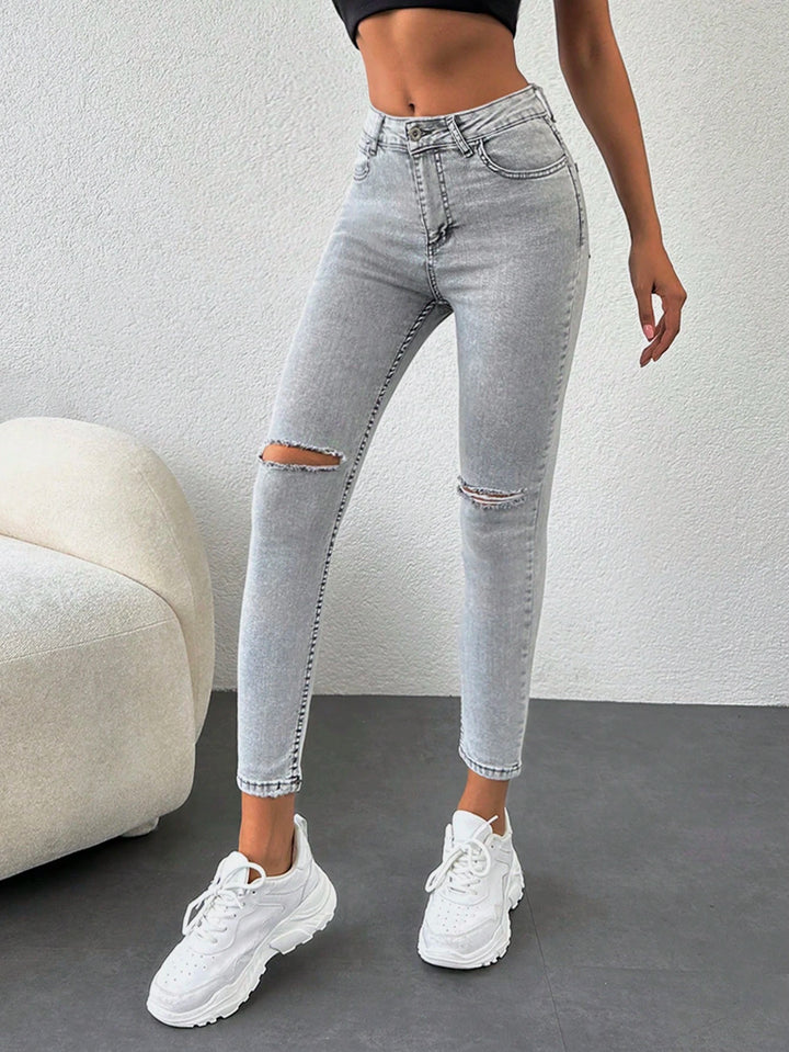 Jeans SHEIN, gri