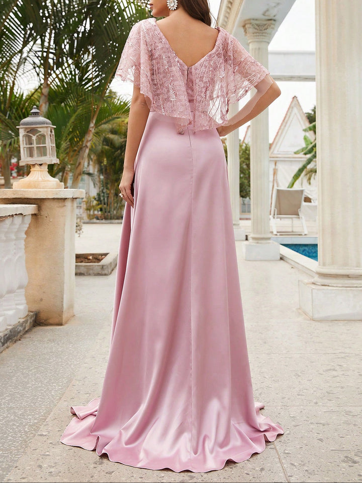 Rochie maxi SHEIN, roz