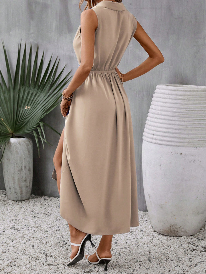Rochie maxi SHEIN, bej