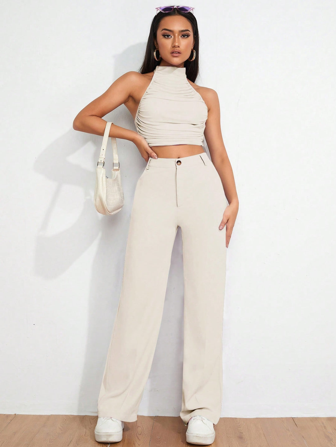 Pantaloni SHEIN, bej