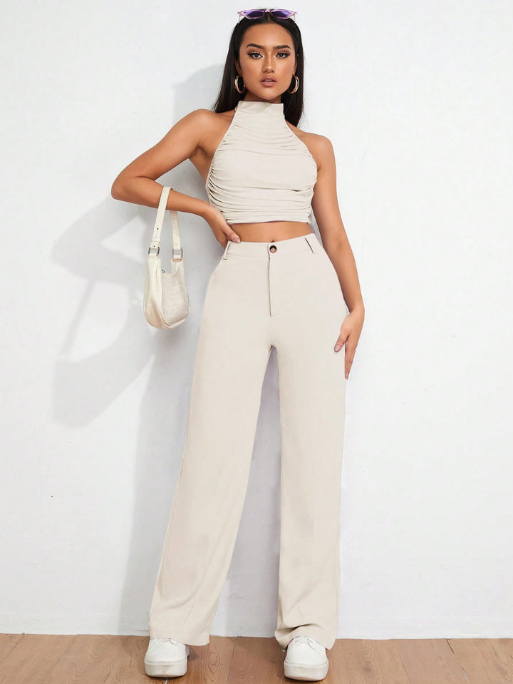 Pantaloni SHEIN, bej