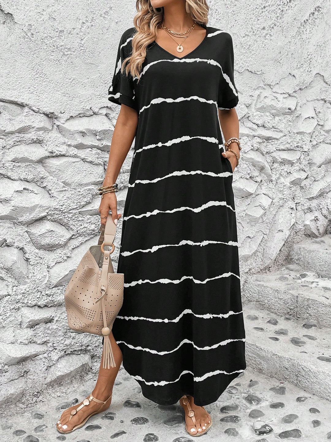 Rochie maxi SHEIN, negru