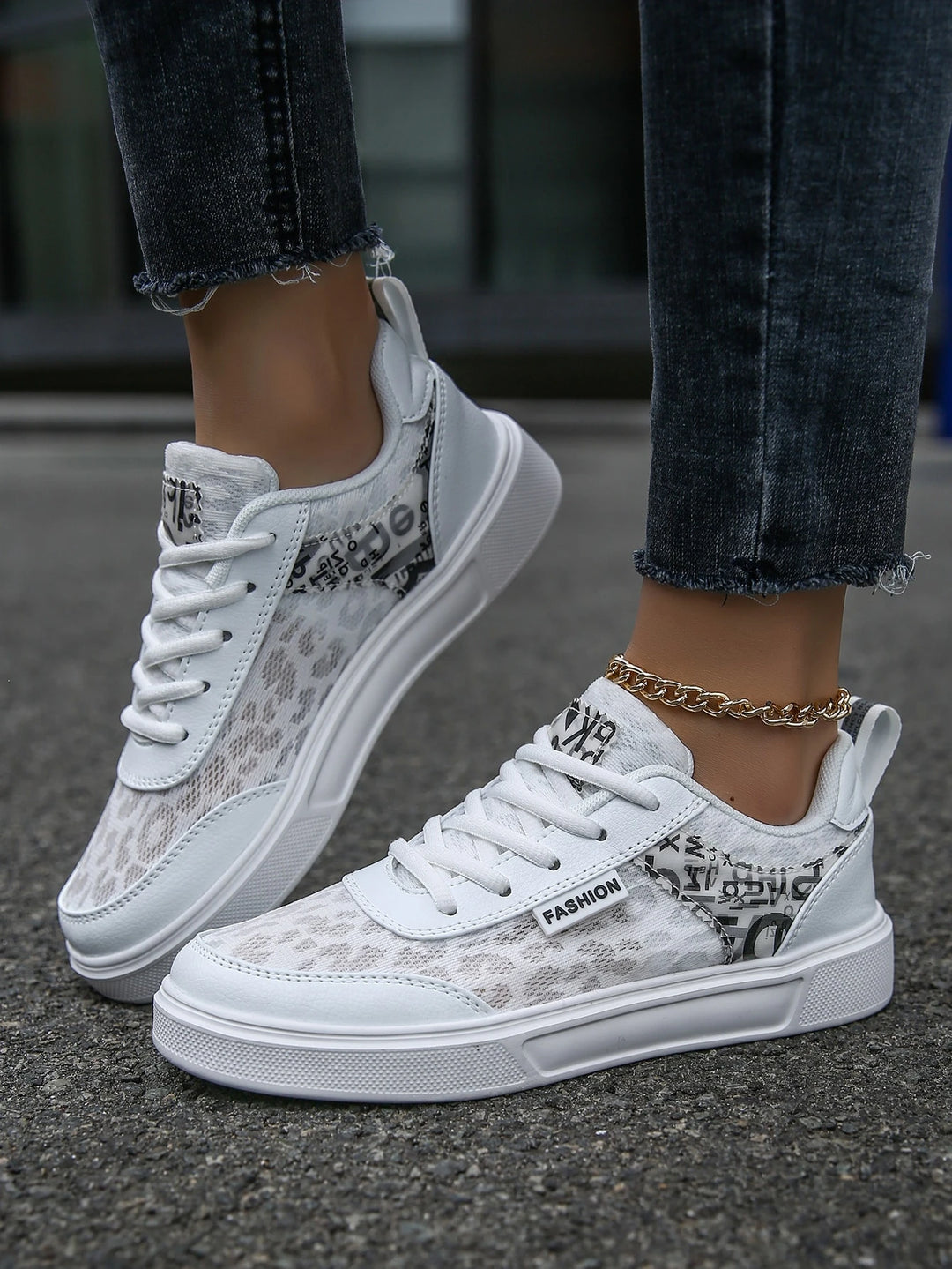 Pantofi sport SHEIN, alb