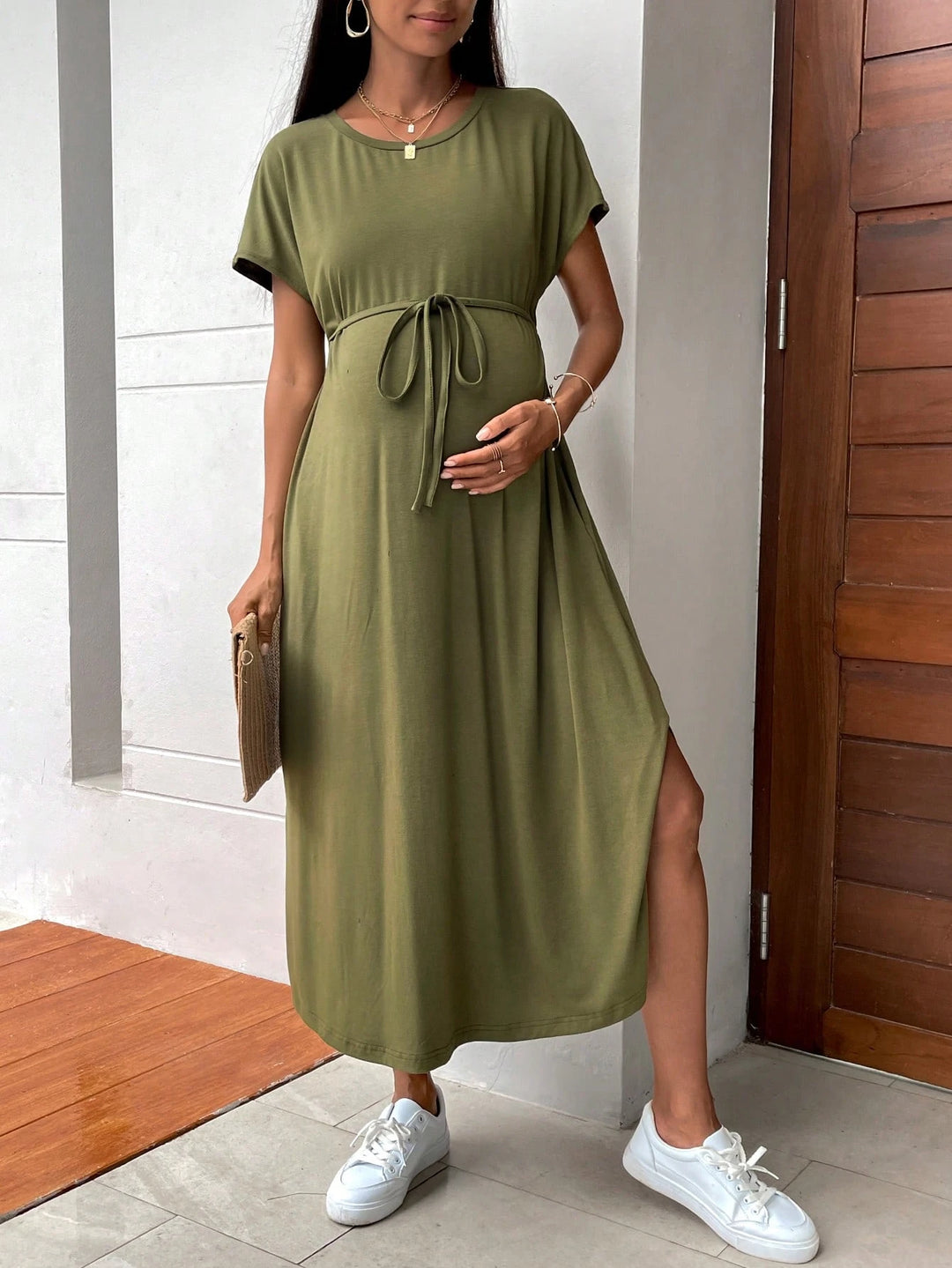 Rochie midi SHEIN, verde