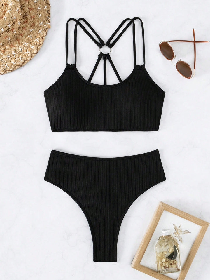 Set bikini SHEIN, negru