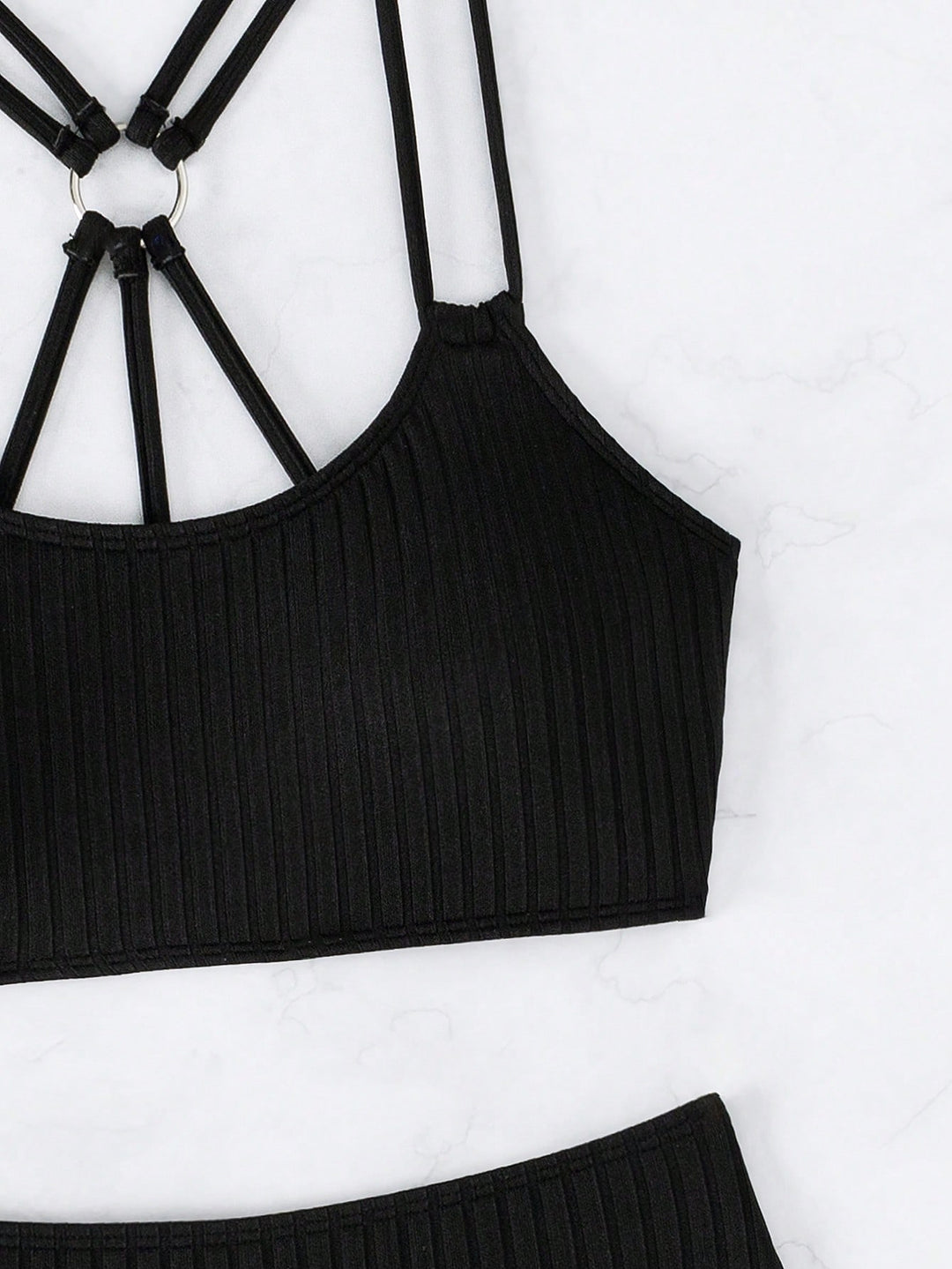 Set bikini SHEIN, negru