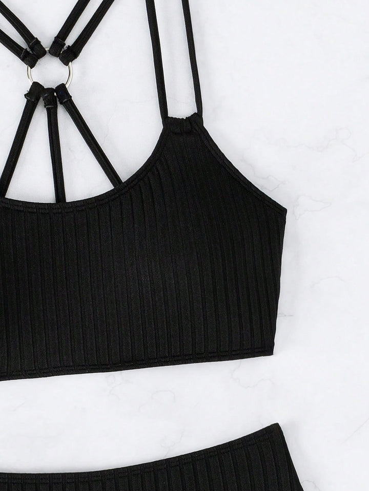 Set bikini SHEIN, negru
