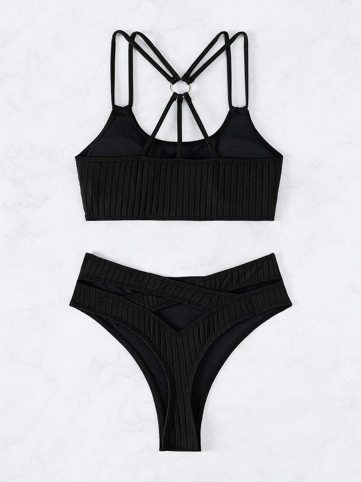 Set bikini SHEIN, negru