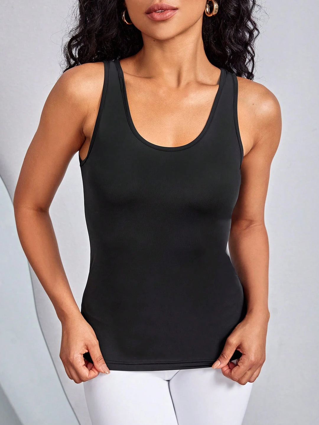 SHEIN atléta, fekete