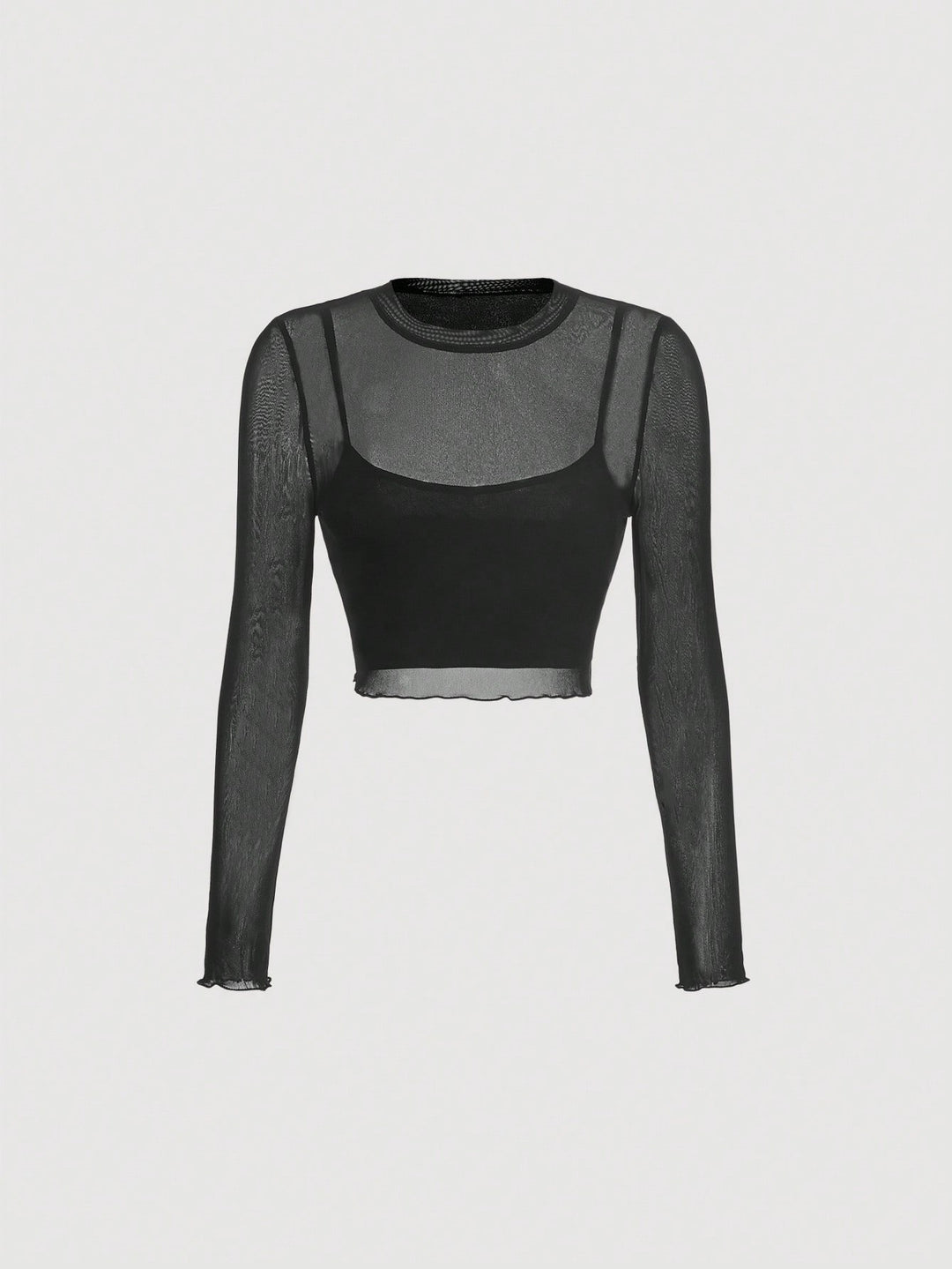 Top SHEIN, negru