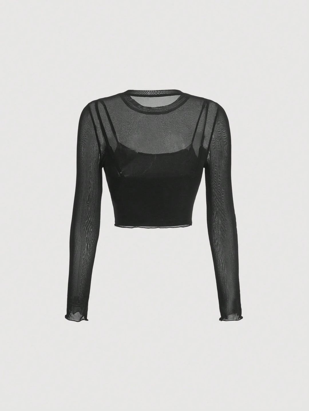 Top SHEIN, negru