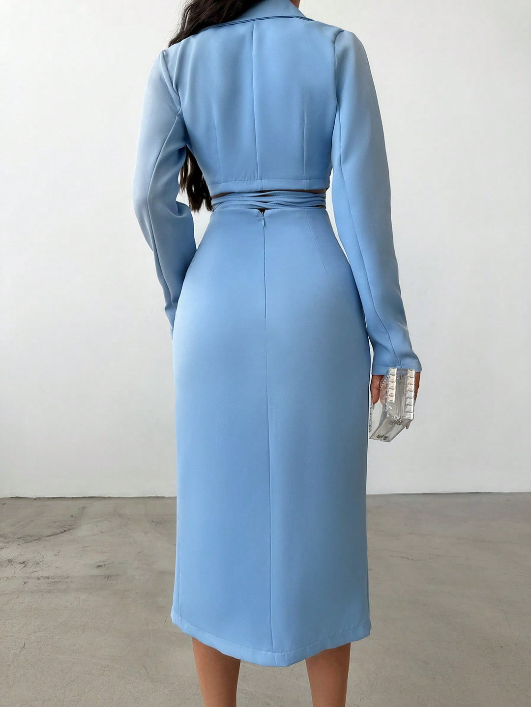 Costum SHEIN, albastru