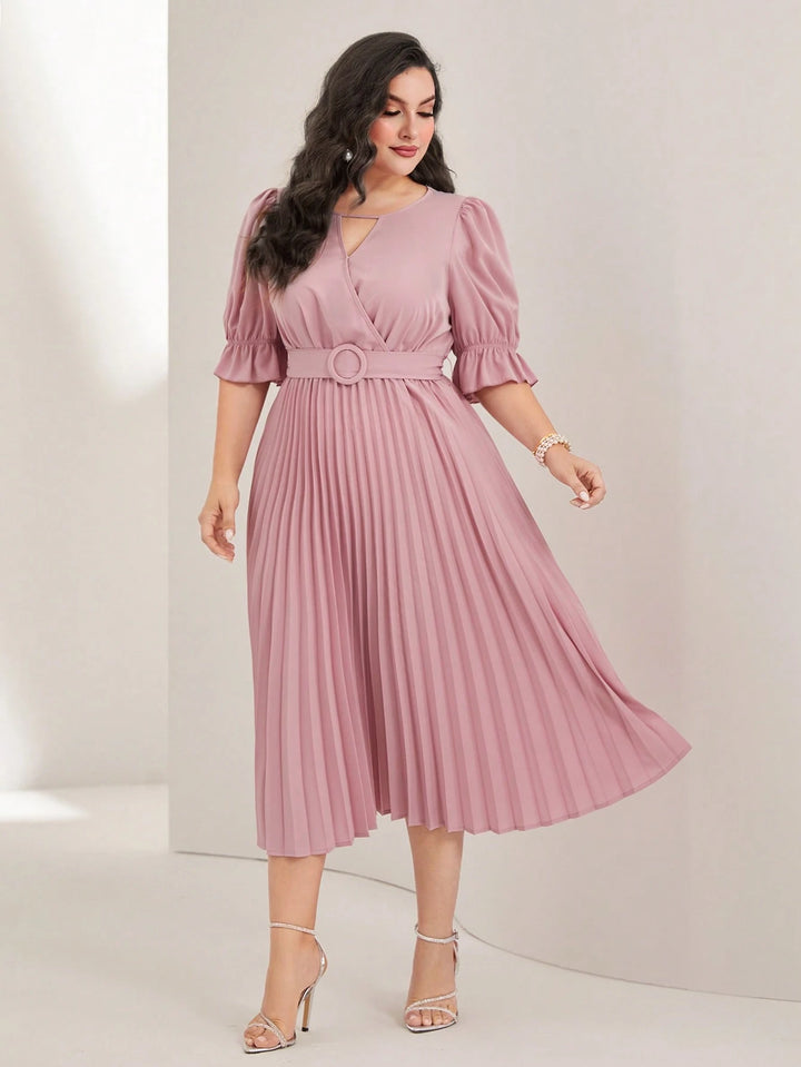 Rochie midi SHEIN, roz