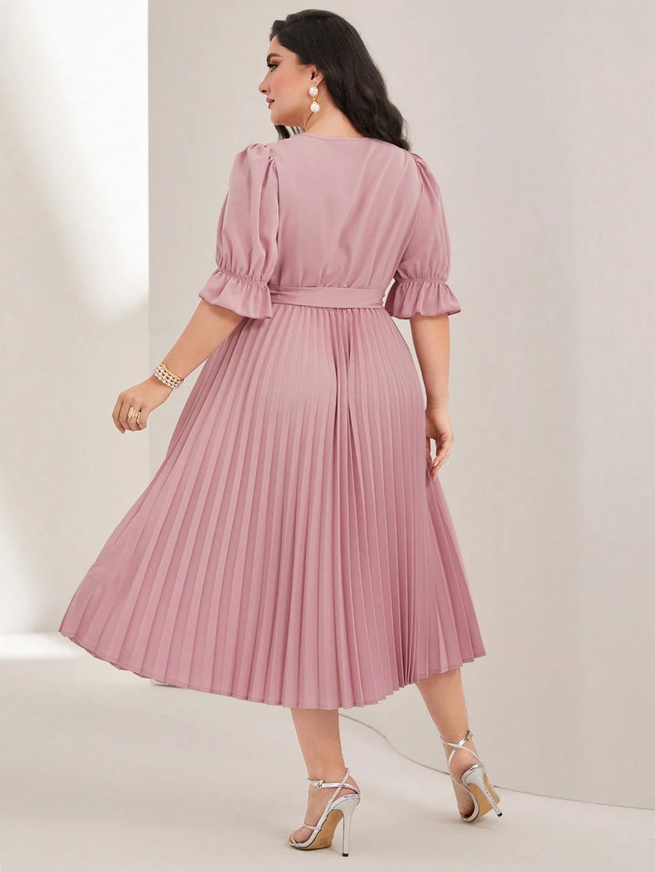 Rochie midi SHEIN, roz
