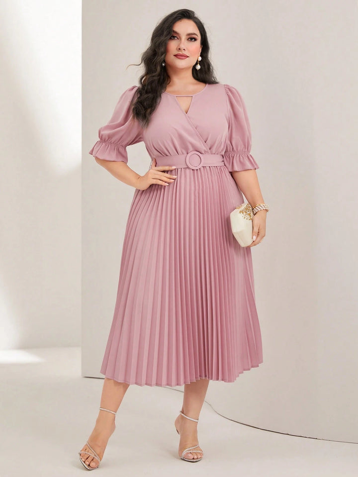 Rochie midi SHEIN, roz