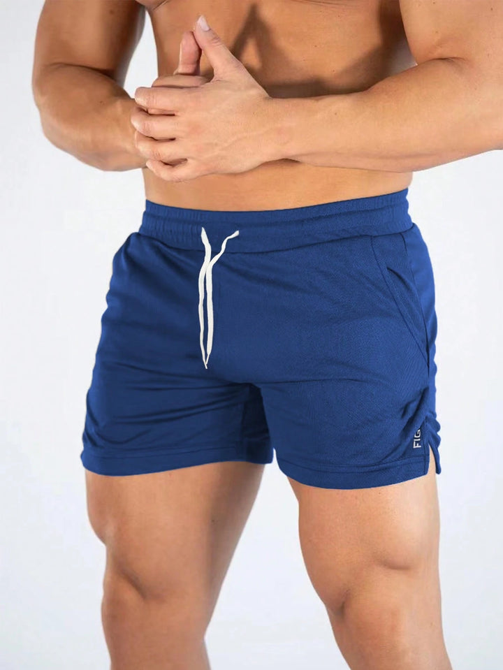 Pantaloni scurți SHEIN, albastru