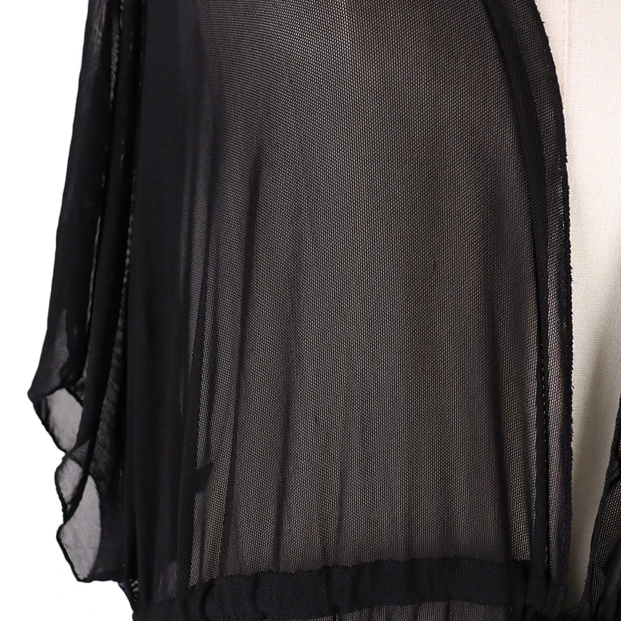 Cardigan lung de plajă SHEIN, negru