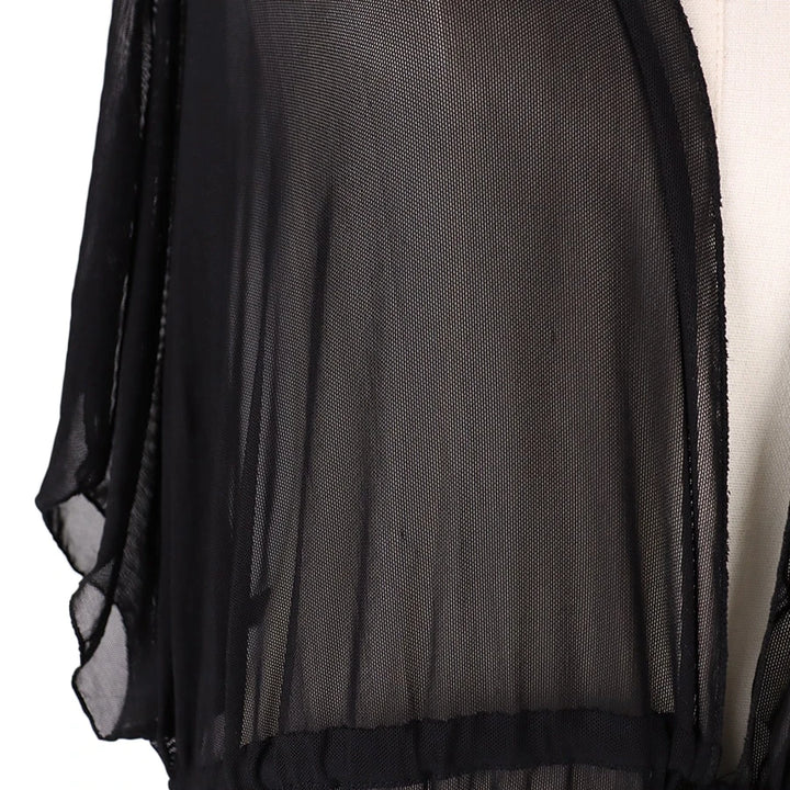 Cardigan lung de plajă SHEIN, negru
