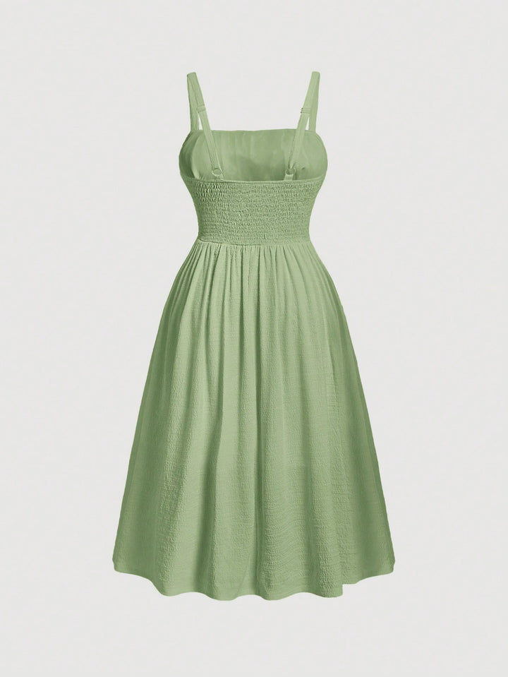 Rochie midi SHEIN, verde