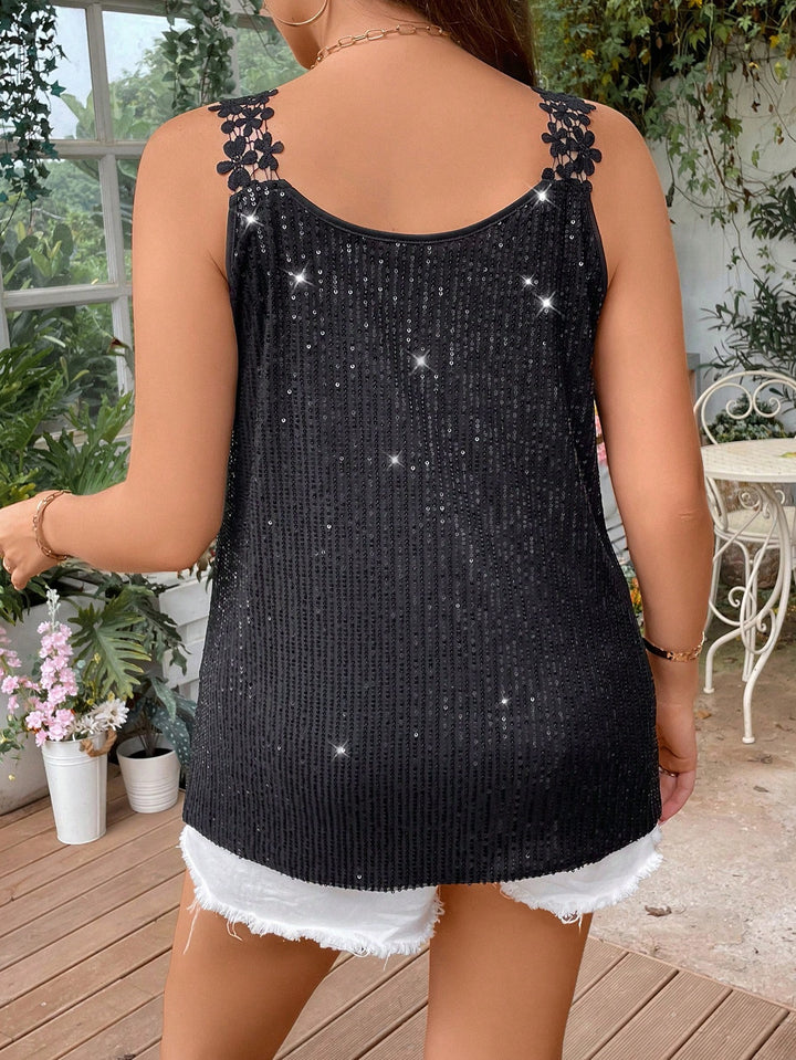 Top SHEIN, negru