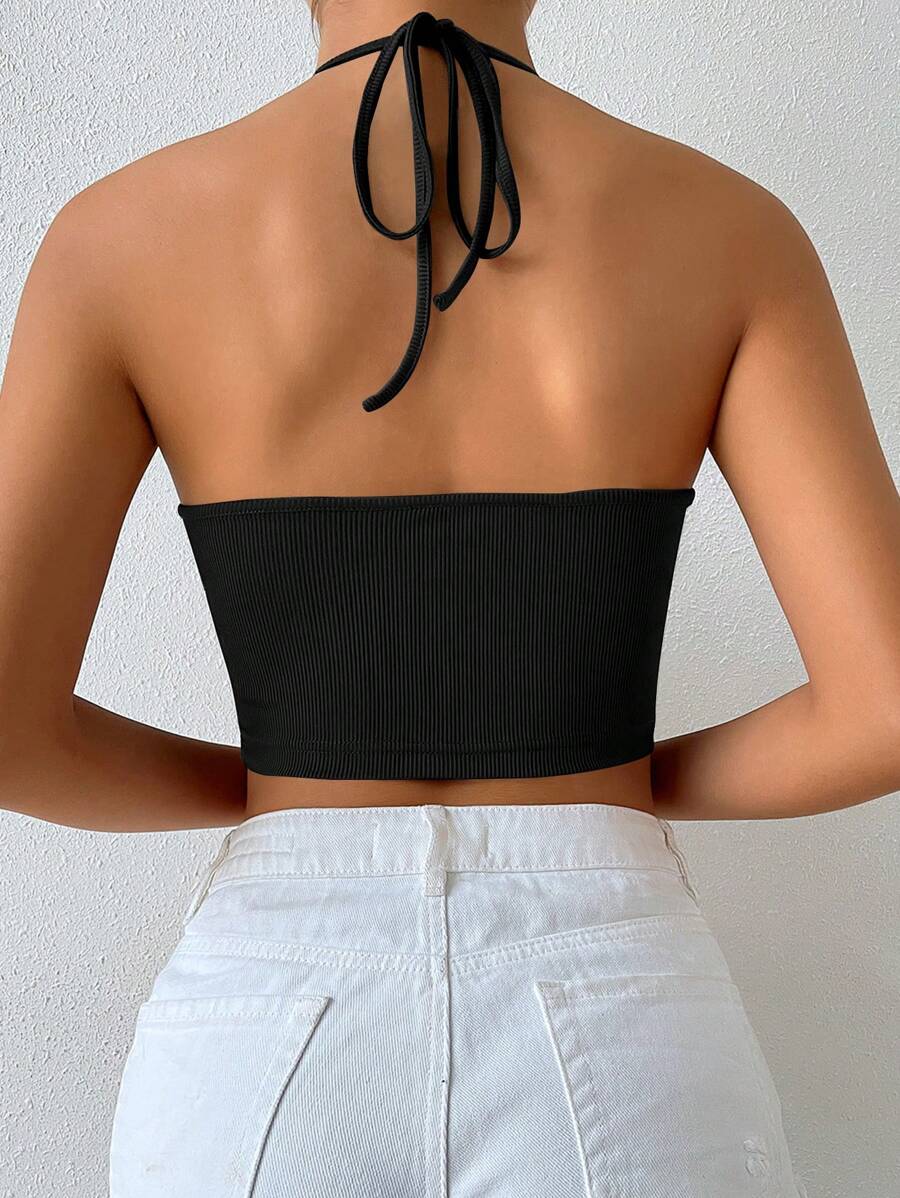 Top SHEIN, negru