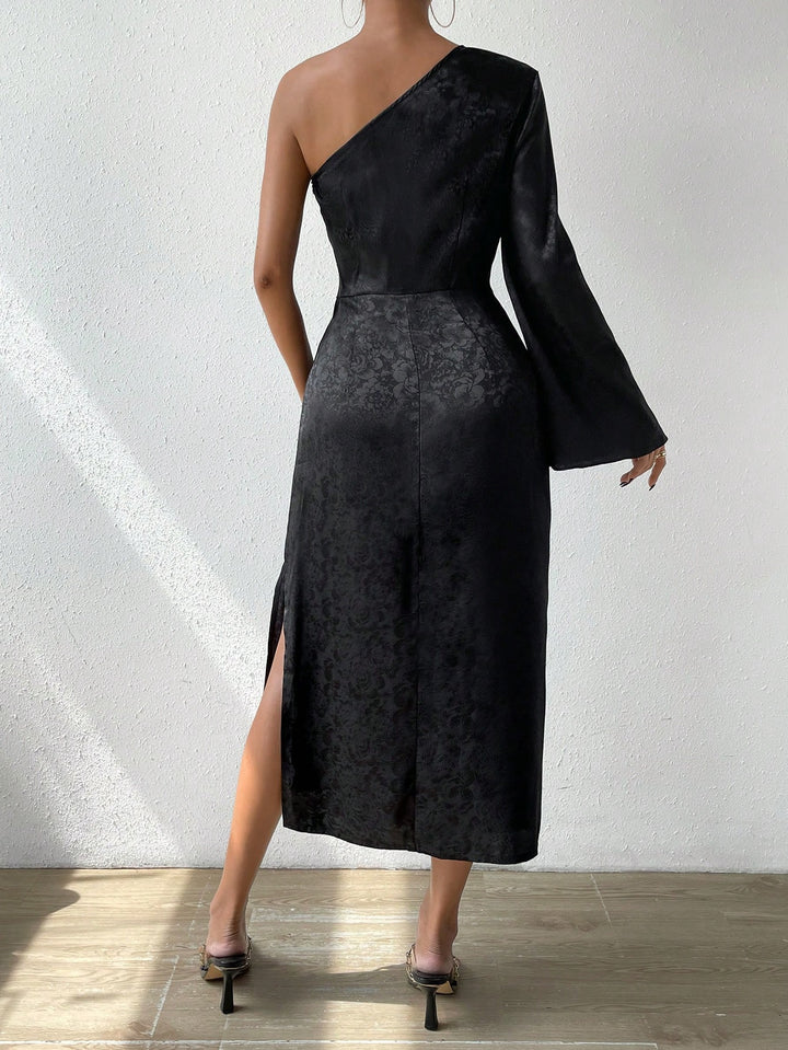 SHEIN maxi ruha, fekete