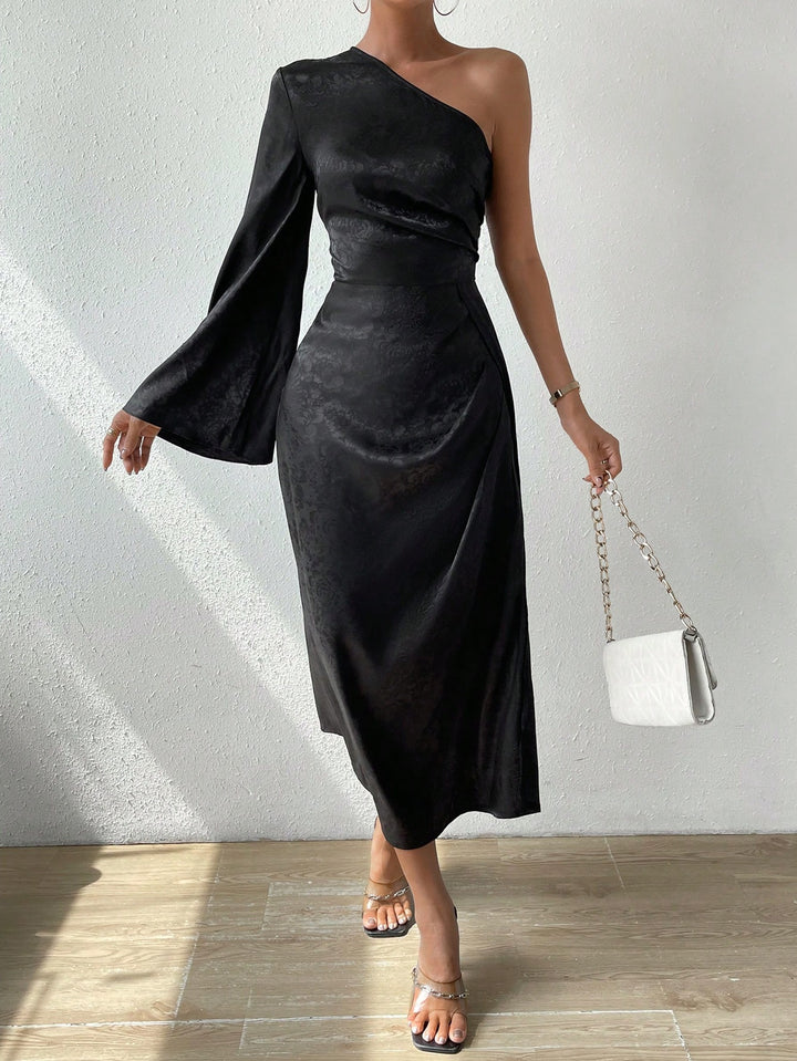 SHEIN maxi ruha, fekete