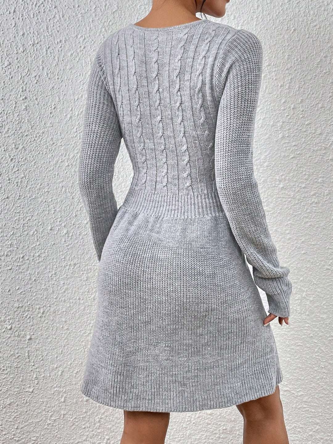 SHEIN mini ruha, szürke