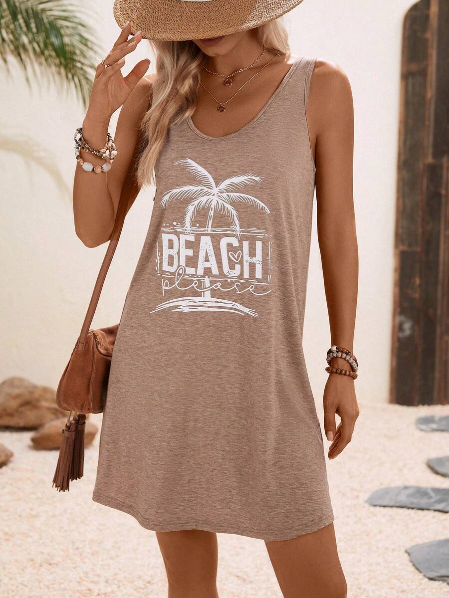Rochie mini SHEIN, bej