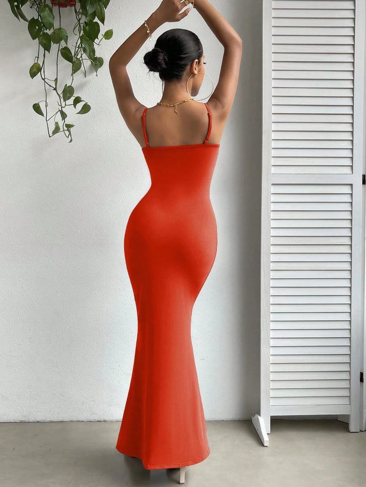 Rochie maxi SHEIN, roșu