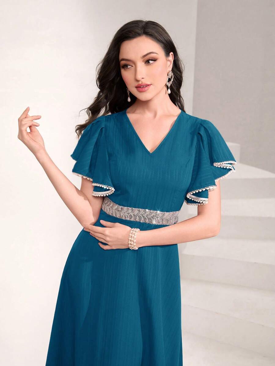 Rochie maxi SHEIN, albastru