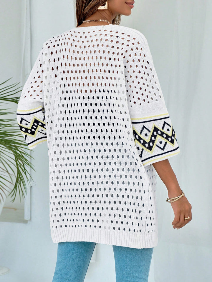 Cardigan SHEIN, crem