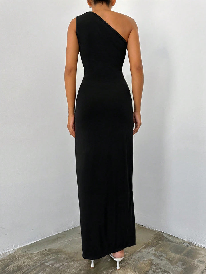 SHEIN maxi ruha, fekete