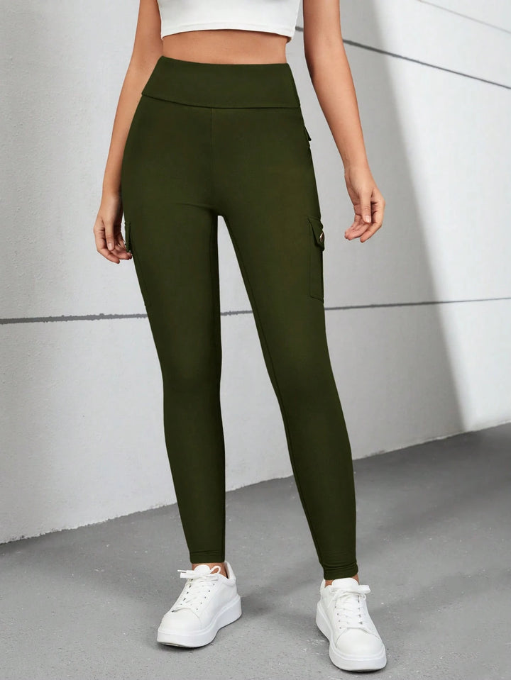 SHEIN leggings, khaki